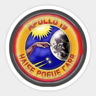 apollo 19 (canceled) mission "patch" artwork Sticker